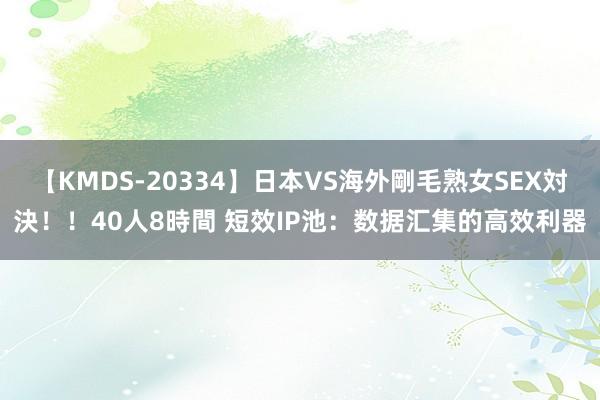 【KMDS-20334】日本VS海外剛毛熟女SEX対決！！40人8時間 短效IP池：数据汇集的高效利器