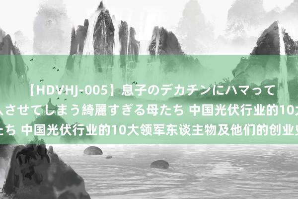 【HDVHJ-005】息子のデカチンにハマってしまい毎日のように挿入させてしまう綺麗すぎる母たち 中国光伏行业的10大领军东谈主物及他们的创业史