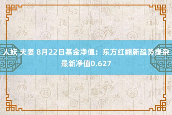 人妖 夫妻 8月22日基金净值：东方红翻新趋势搀杂最新净值0.627